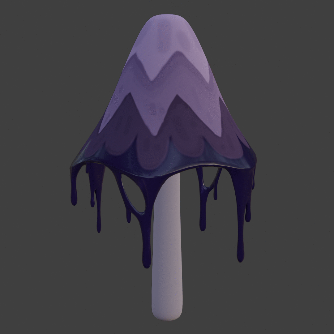 Inky cap mushroom