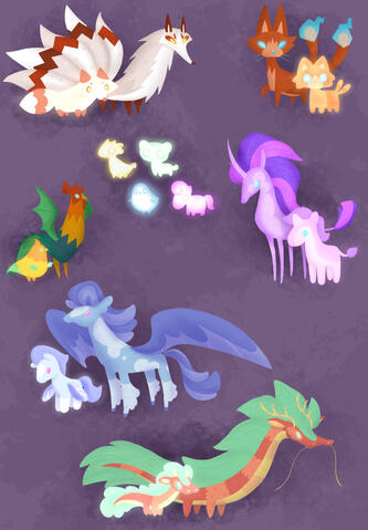 Mythical creature concept art