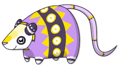 Sweet opossum concept reference